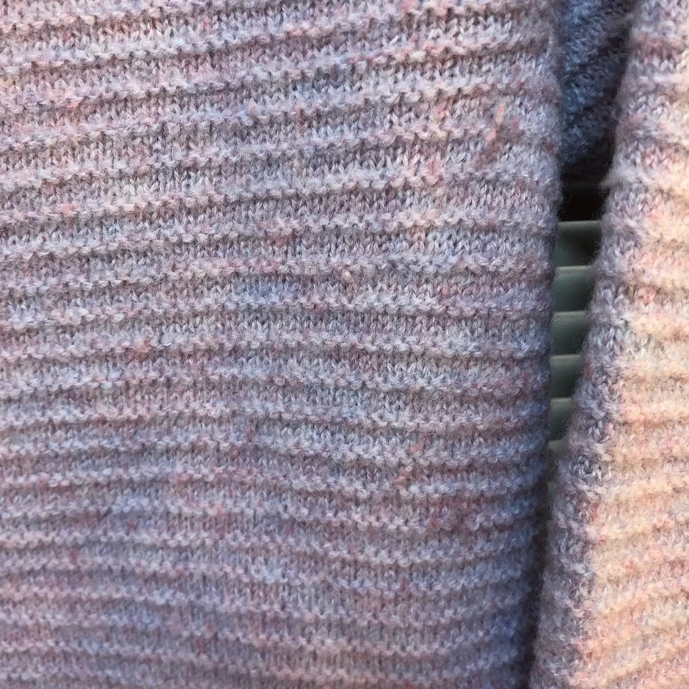 J. Crew 100% Merino Wool Crew Neck Sweater with Zipper Sides